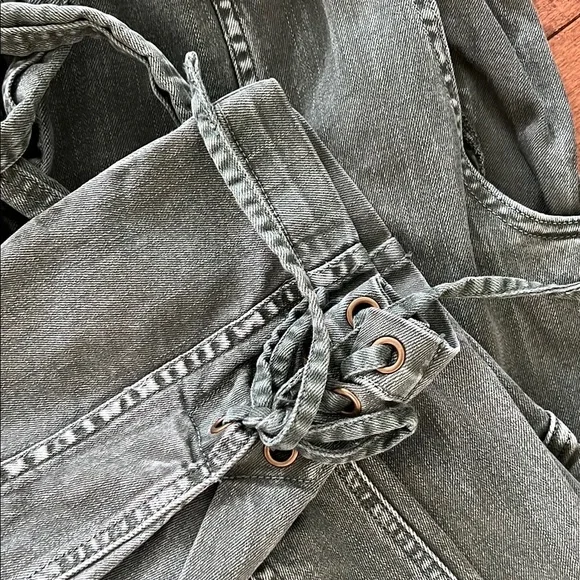 Ulla Johnson Denim Jumpsuit with Belt - Picture 5 of 6